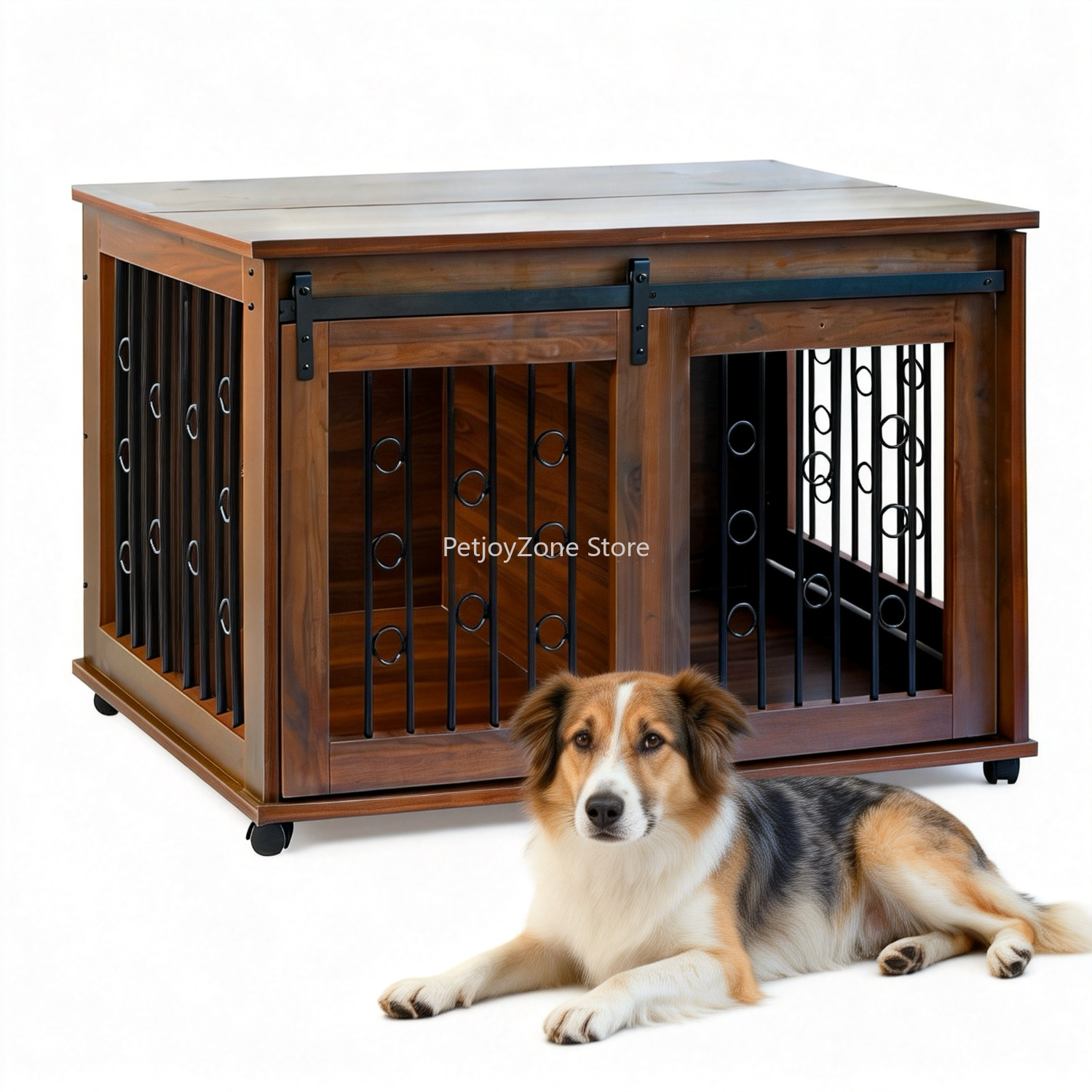 Luxury Two-Door Solid Wooden D - Sustainable Living House ulasan dan harga