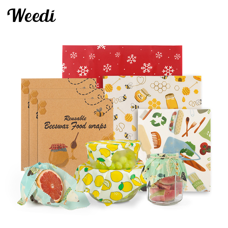 WEEDI 3Pack Reusable Beeswax W - Beeswax Food Cover ulasan dan harga