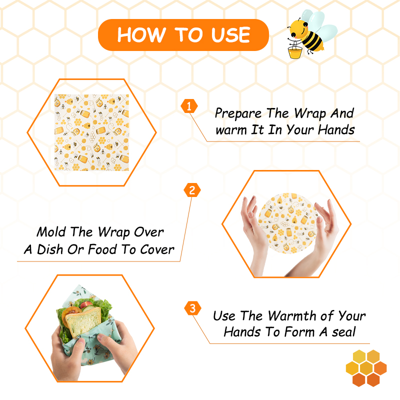 WEEDI 3Pack Reusable Beeswax W - Beeswax Food Cover ulasan dan harga