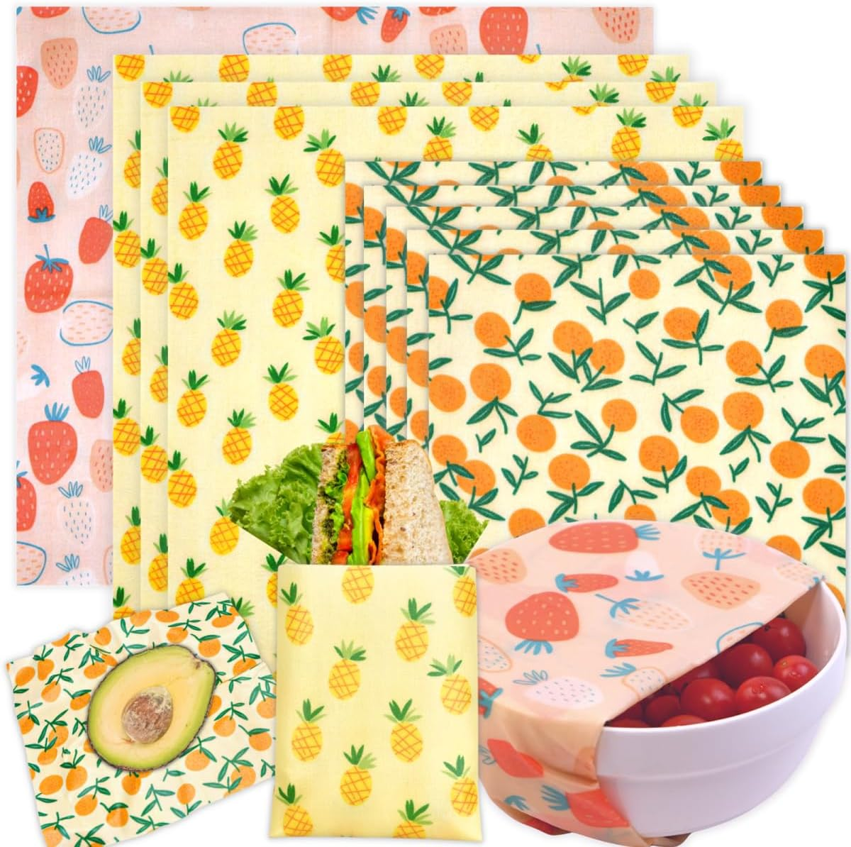 Reusable Beeswax Wrap Eco-Frie - Beeswax Food Cover ulasan dan harga