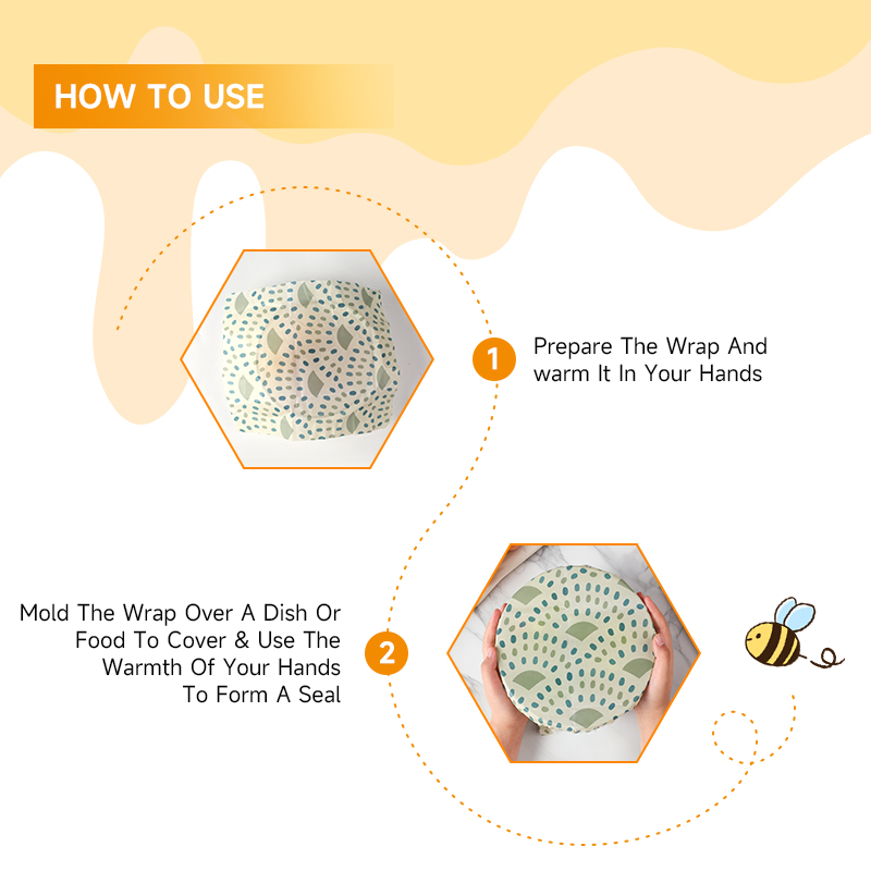 3pcs refrigerator freezing saf - Beeswax Food Cover ulasan dan harga