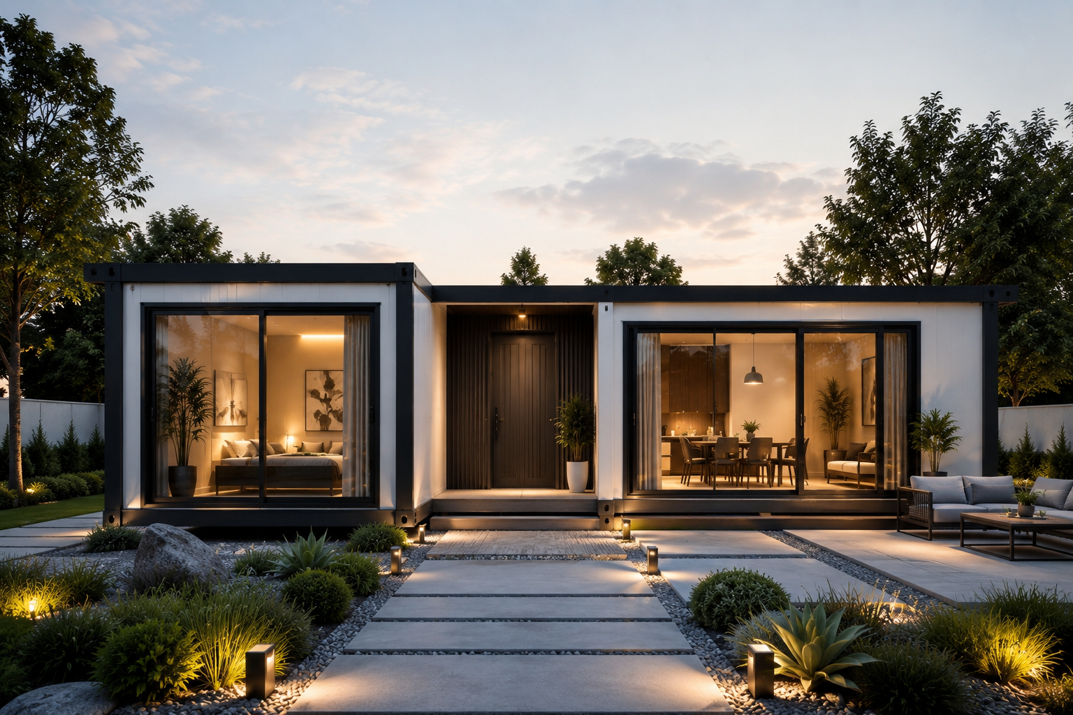 EcoFriendly Prefab House Bedro - Sustainable Living House ulasan dan harga