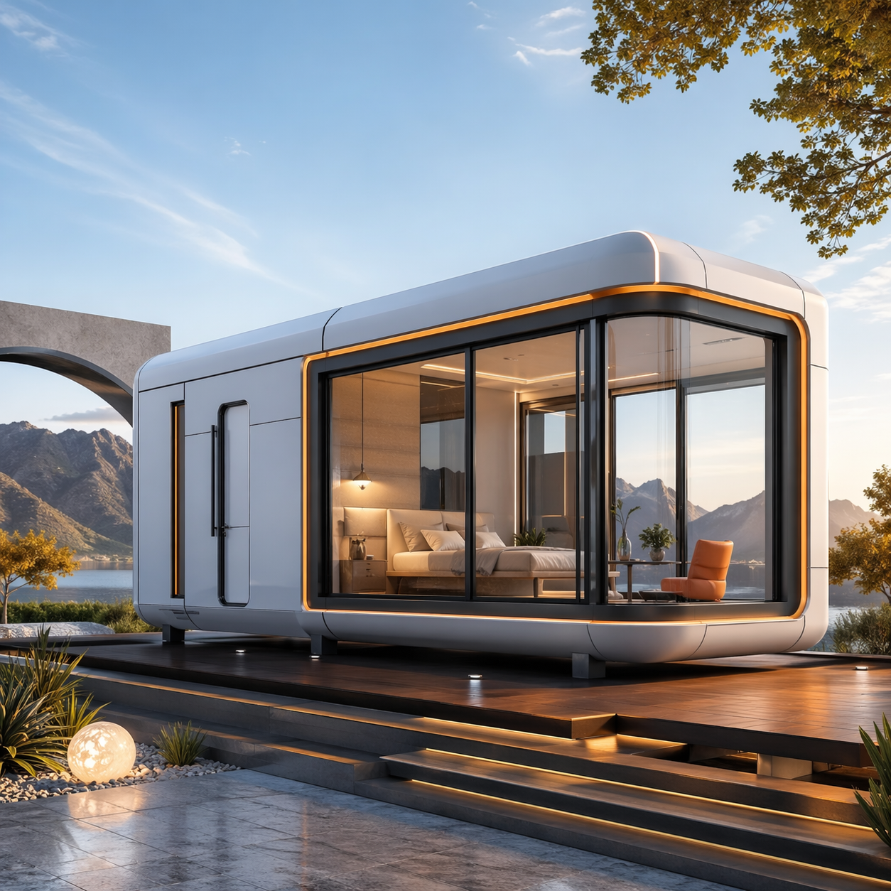 EcoFriendly Prefab House Bedro - Sustainable Living House ulasan dan harga
