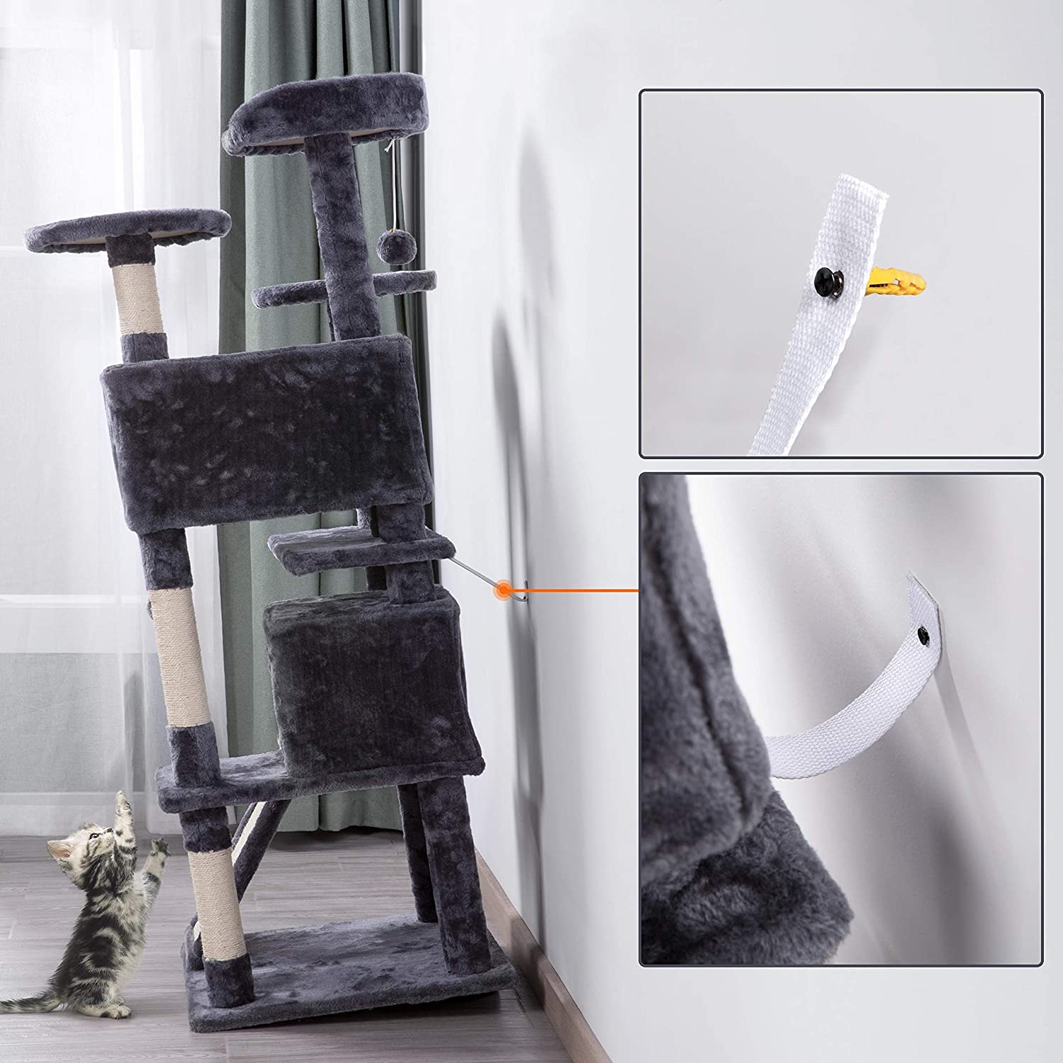 Modern Luxury Cat Climbing Fra - Sustainable Living House ulasan dan harga