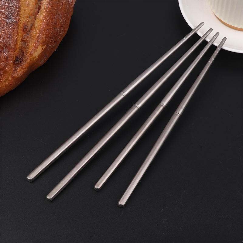 Ultralight Titanium Alloy Chop - Bamboo Cutlery Travel ulasan dan harga